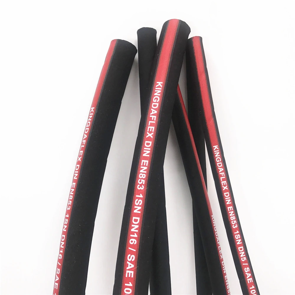 1 Inch Manufactory SAE 100 R1 Smooth Surface High Tensile Steel Braid Hydraulic Oil Hose