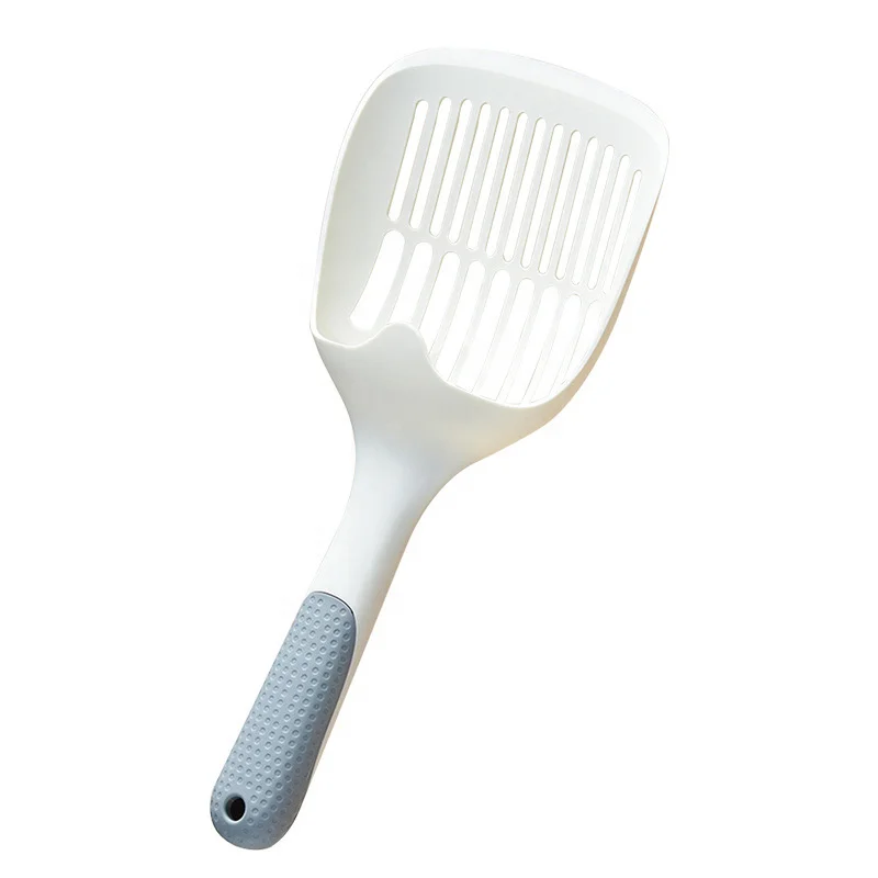 Cat Sand Shovel Long Handle Plastic Cat Poop Scooper Non-Stick Stronger Large Cat Litter Scoop