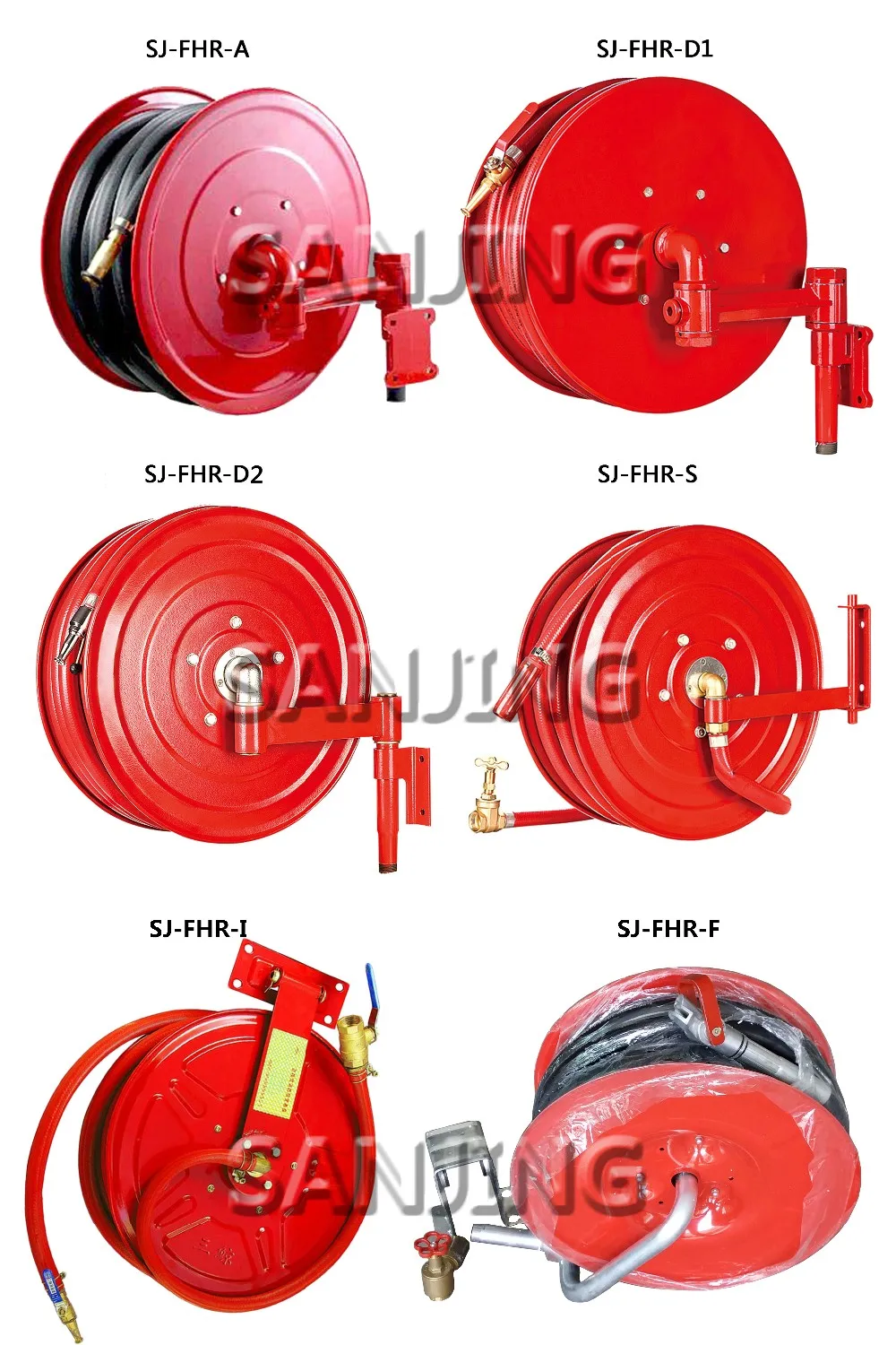 Factory Price Sale High Quality Manual Type Wall Surface Mounted Hose Reel Fire Hose Reel