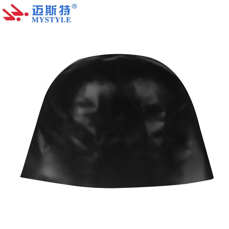 professional 3D swim cap round swim caps dome swim caps for racing