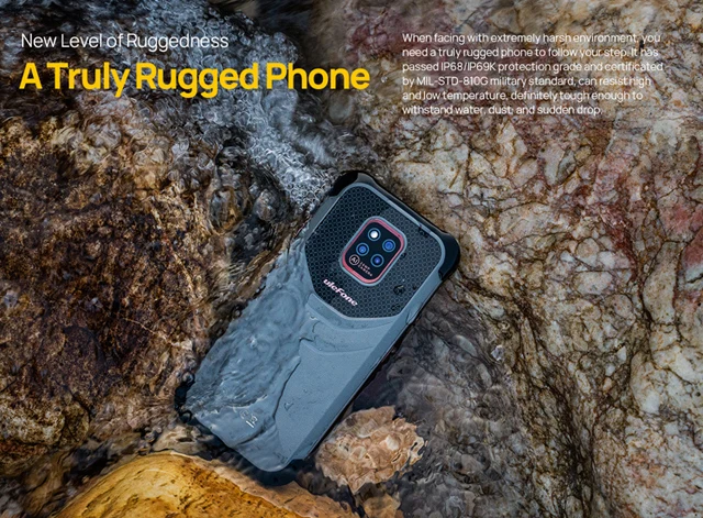 Ulefone Power Armor 14 Rugged Phone 10000mAh Android 11 2.4G/5G WLAN cellphone Global Version NFC Smartphone Wireless charging
