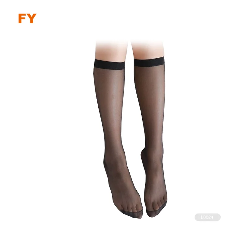 ZJFY- L115 sheer knee high socks pantyhose sock sheer knee ladies body socks