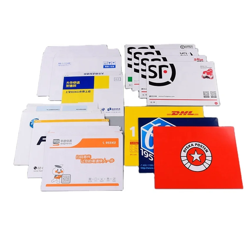 Wholesale Custom Printing Cardboard Envelope A4 EMS Express Document Envelopes DHL Express Cardboard Envelopes