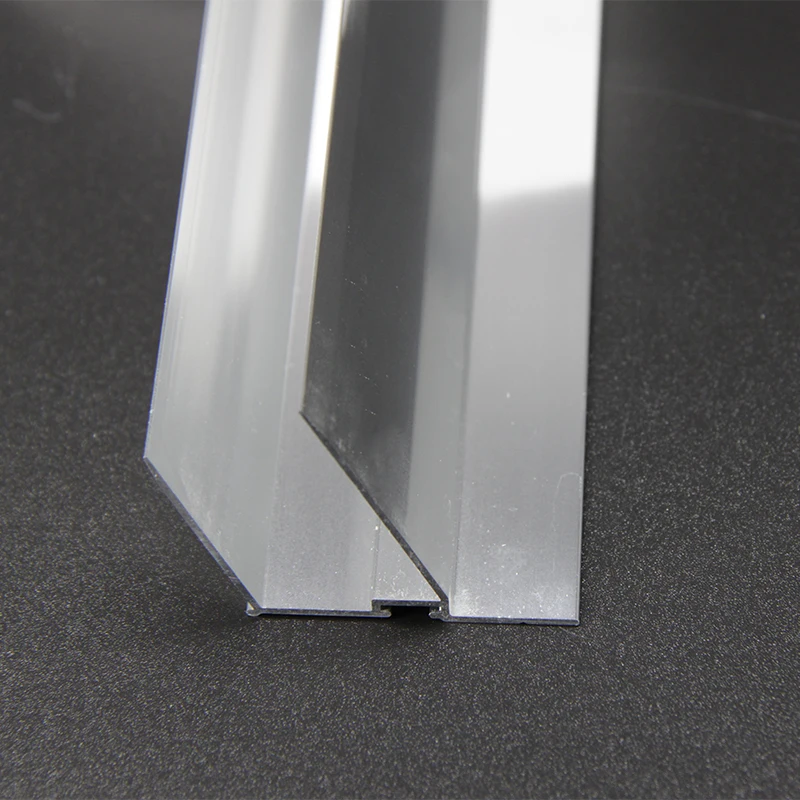 Quality Bright Polish Silver Aluminum Profile For Shower Door Shower Room