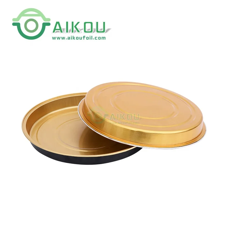 900ml aluminum foil pans with lids freezing food packaging catering box food foil  pizza tray