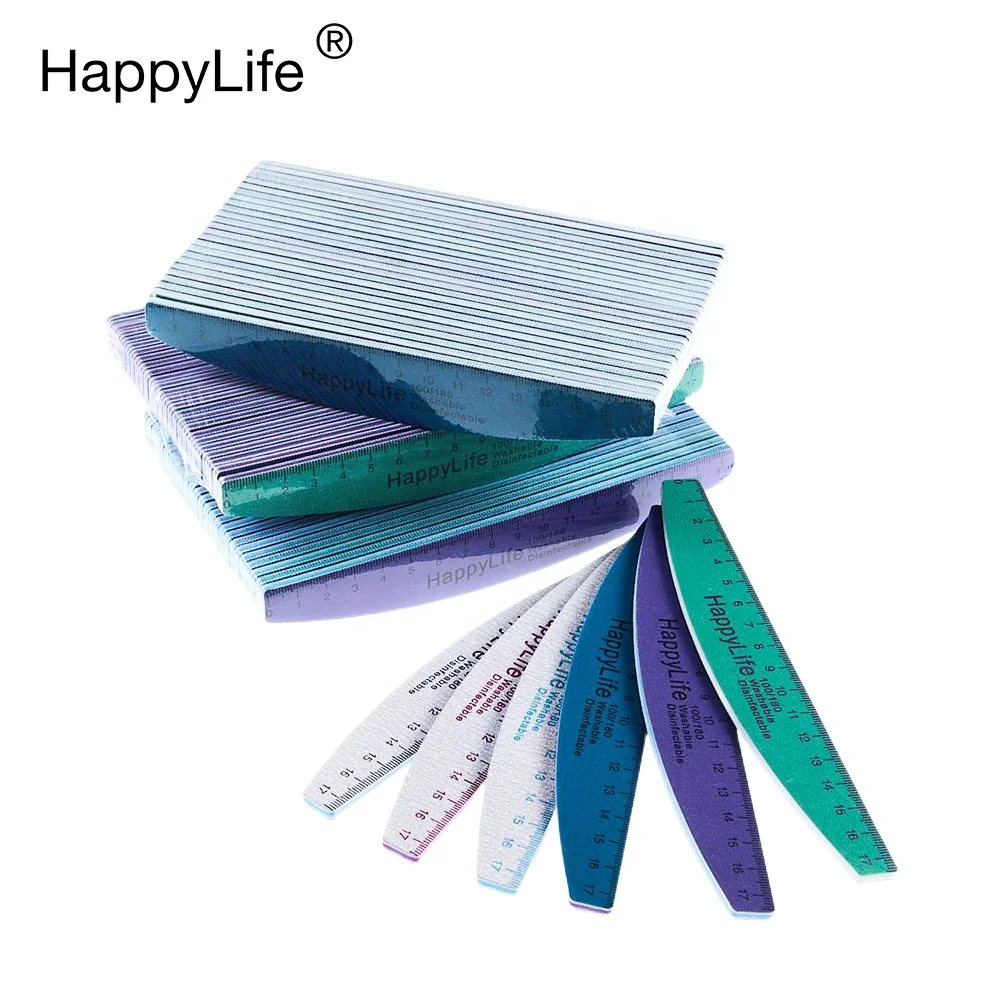 Professional OEM ODM Available Nail Salon Beauty High Quality Sandpaper Sanding Grit 100 180 Nail File