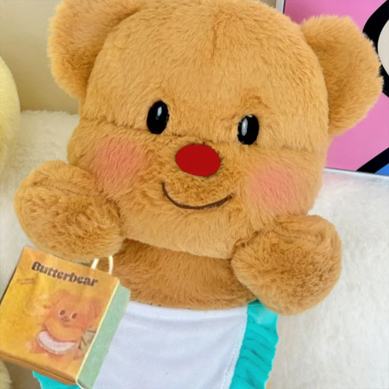 KAWAII Custom Hot Sale New Arrival Soft Toy Plush Butterbear Teddy Bear Stuffed Animal Plush Butter Bear