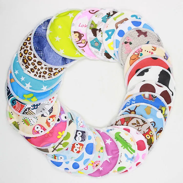 
Mom multi use breast pads 12cm feeding nursing cover soft Bamboo nursing pad 