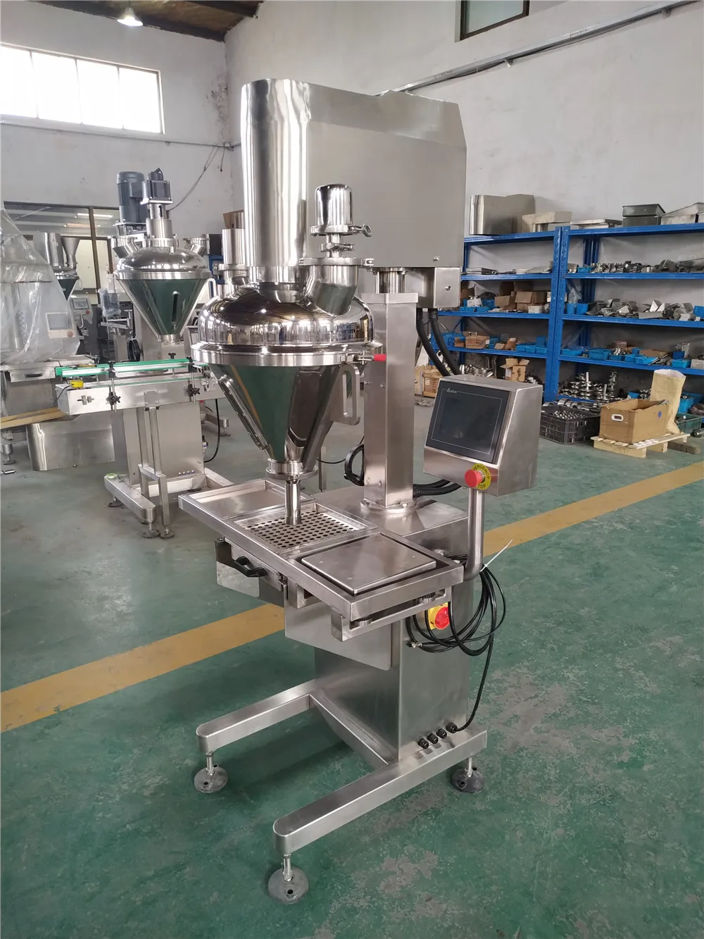 Dry Semi Automatic Baby Milk Coffee Soap Agriculture Powder Stick Weigh Filling Packaging Machine