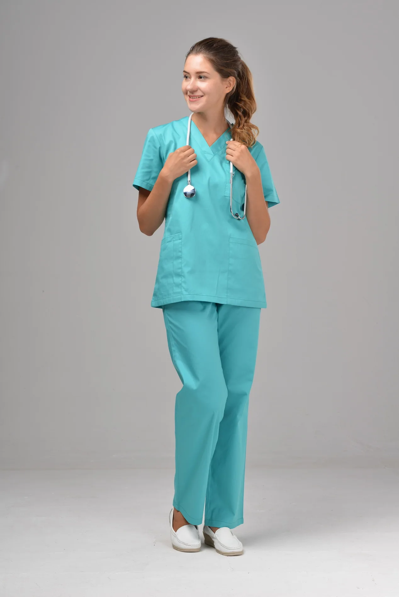 
hospital medical scrub set 