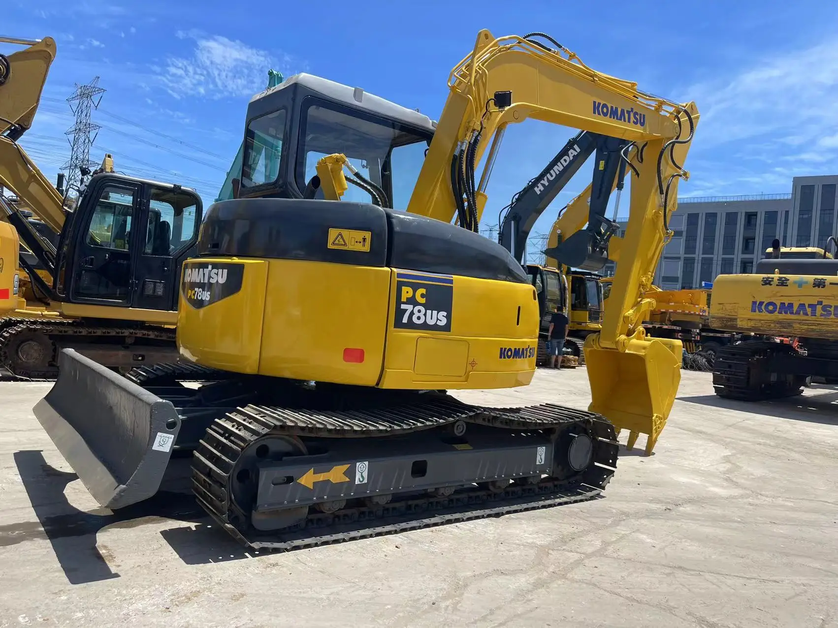 7 ton used digger komatsu pc78us -6 mini excavator used excavator hitachi cheap used excavators