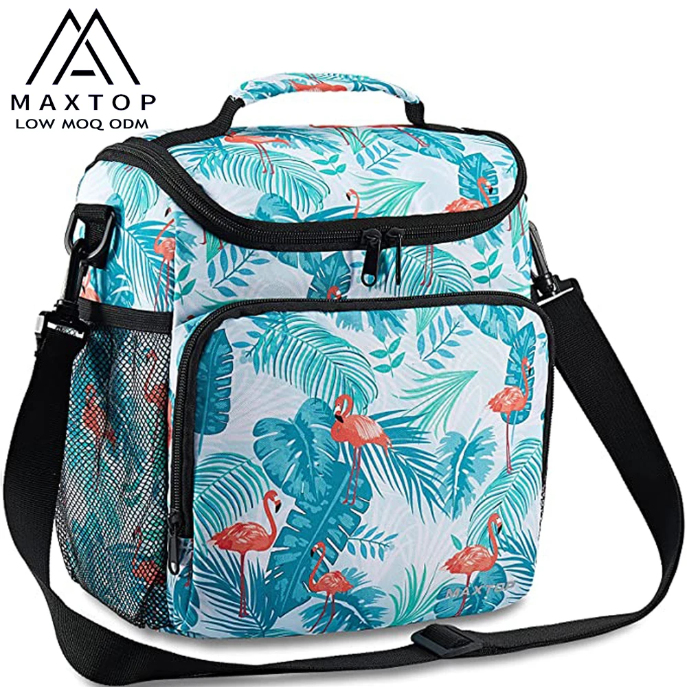 Economic Custom Logo 4 Persons Portable Lunch Box Eco Friendly Picnic Bag Cooler