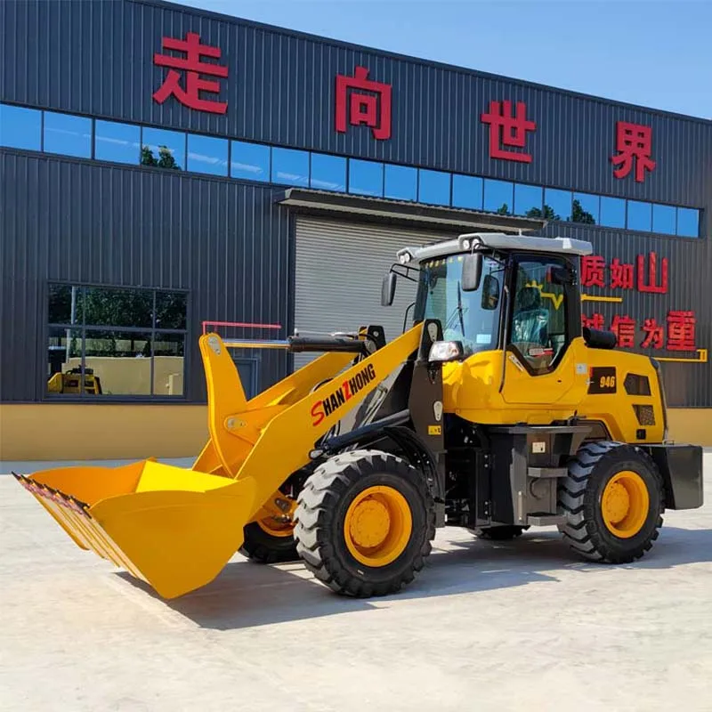 Shanzhong payloader 4ton 5tonloading machine agricultural front end wheel loader with quick hitch