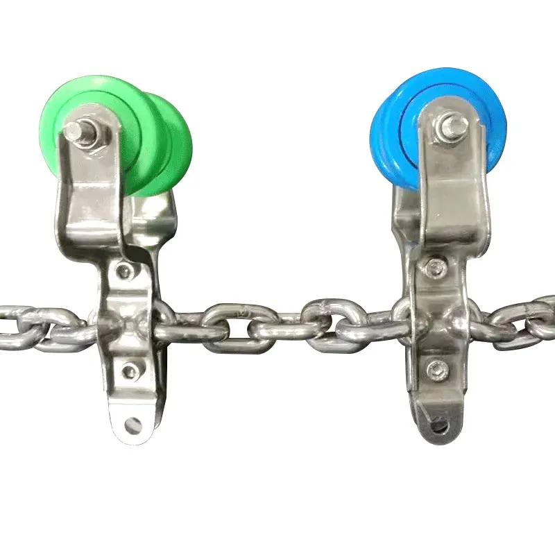 Подвесная тележка и цепь для переносного конвейера домашней птицы оборудование линии