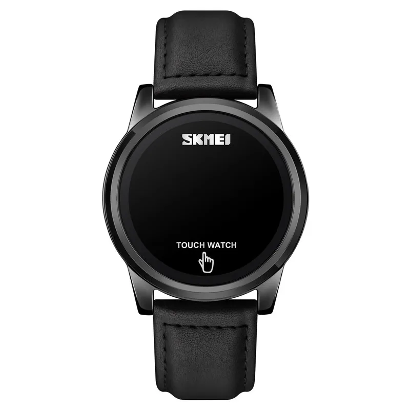 guangzhou skmei 1684 leather steel watch japan movement for mens custom own brand wristwatch