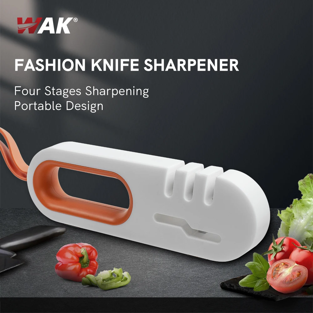 Kitchen Manual Knife Sharpener Diamond Ceramic Knife Scissors Sharpening Machine Portable 4 in 1 Sharpener for Knives
