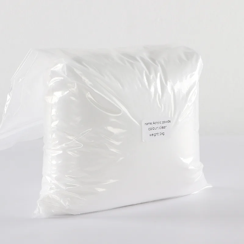 1KG/bag clear white natural pink acrylic powder polymer nail extension french acrylic powder bulk