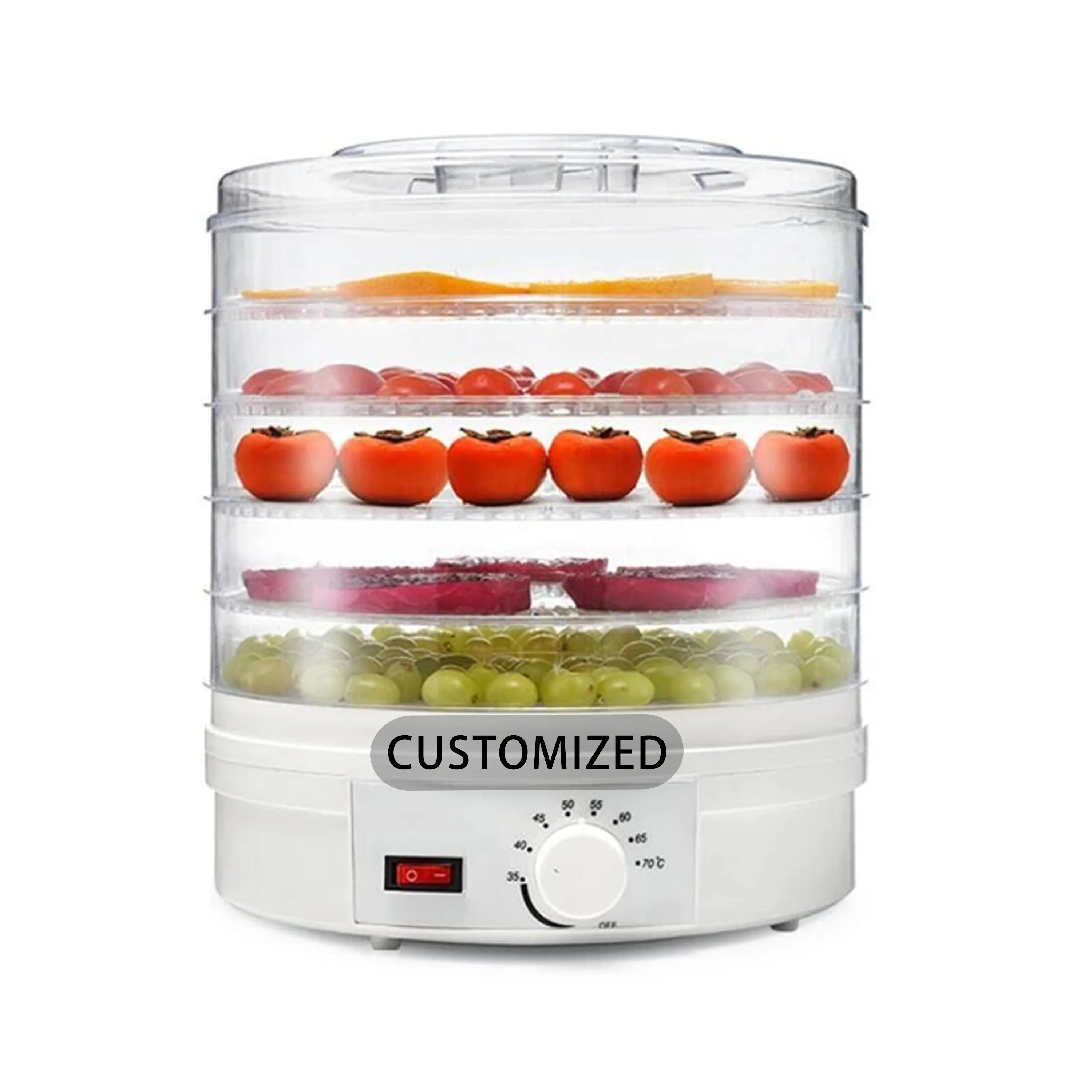 Fruit and vegetable dried fruit machine Food dryer Household dried meat pet food dehydrating air dryer resin Drying apparatus