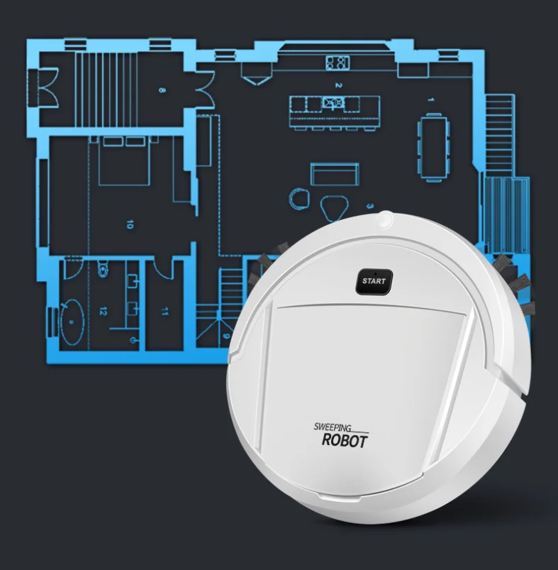 Household Intelligent Sweeping Robot Rechargeable Vacuum Cleaner Mopping Floor Cleaning Robot