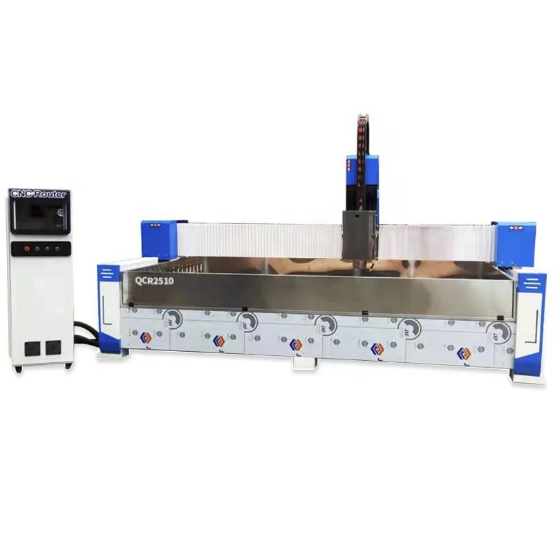 ATC Linear Tools for Polishing Edge Holes Quartz Stone Processing Center Granite Marble Cnc Cutting Machine