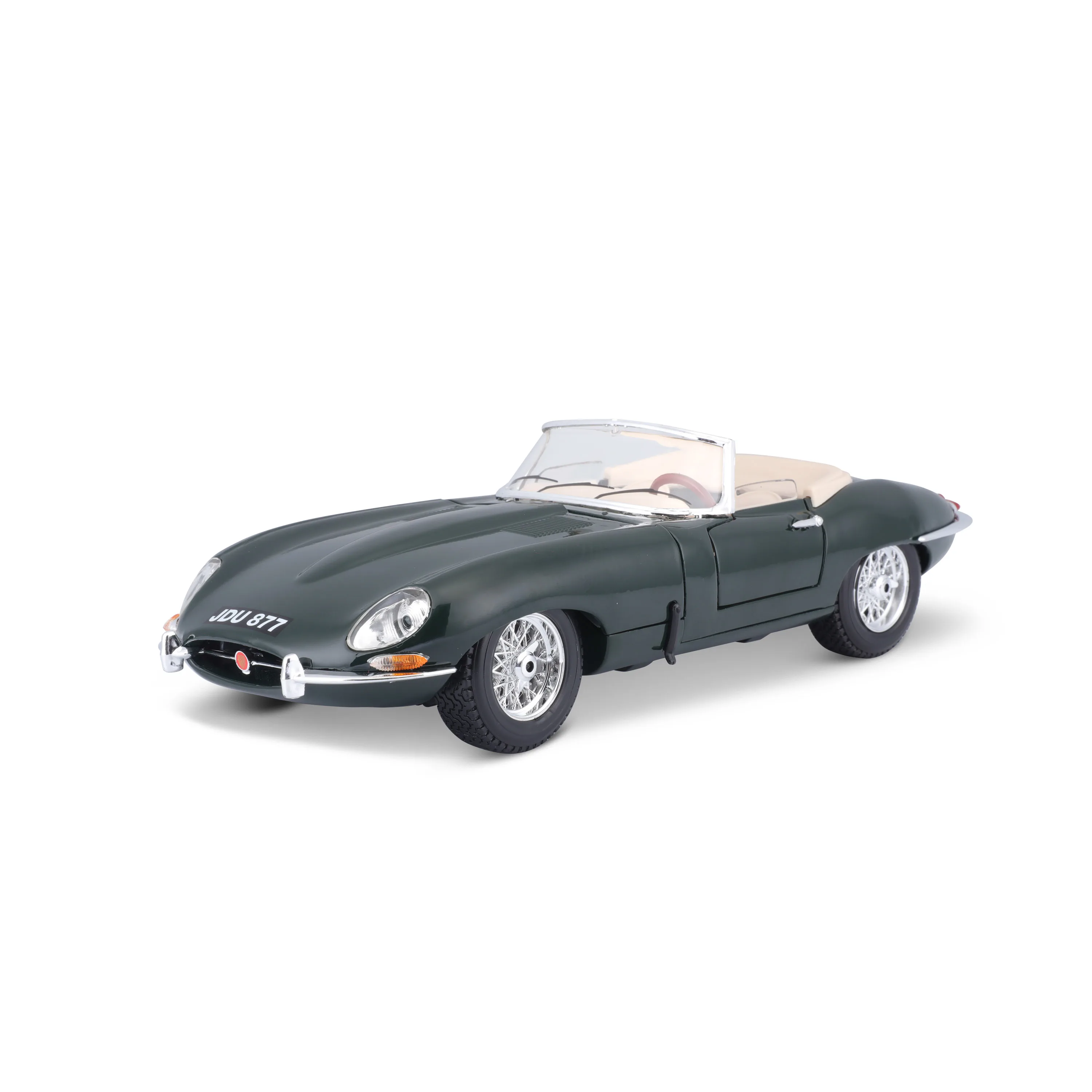 Bburago 1:18 Alloy Static Die Cast Vehicles Model Toys Model Car Jaguar E-type Convertible vintage car