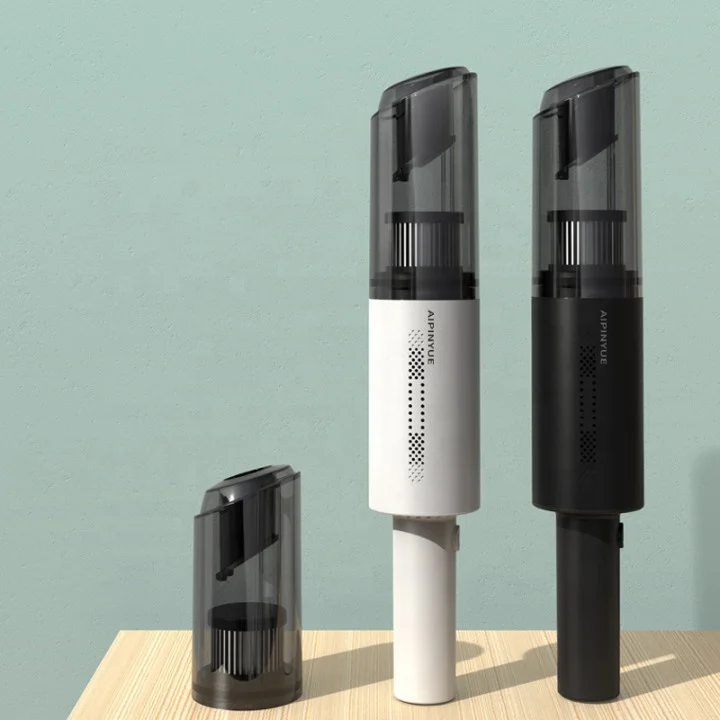 Беспроводной портативный автомобильный пылесос с ручным пылесосом, автомобильный бытовой пылесос двойного назначения 120W6000pa, Мощное всасывание, мини-пылесос