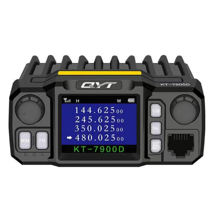 QYT KT-8900D Dual Band Mobile Radio Transceiver Ran Walkie Talkie with 20W Output for Vehicle Car Radio 136-174/400-480MHz