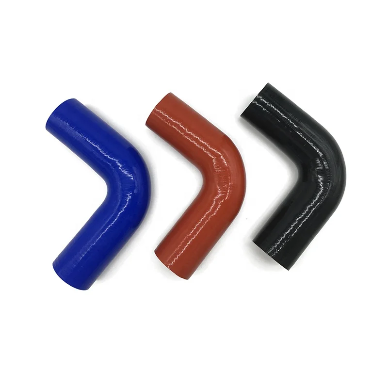 Customized Hot Sales High Quality Colorful 10mm 90 Degree Silicone Bend Hose