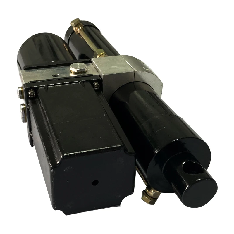 18000N  Mini small push rod 200mm stroke DC electro hydraulic linear actuator for lifting equipment