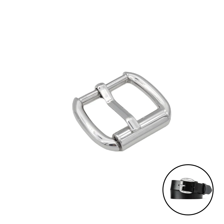 High Quality Customized 20mm Rugged roller Pin Belt Buckle For Handbags Decorative