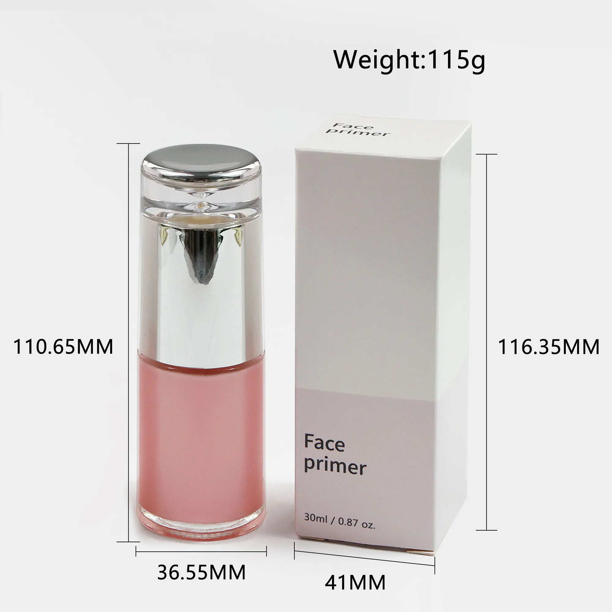 30ml Smooth Poreless Face Primer Base Private Label Invisible Pore Minimizing Face Makeup Primer