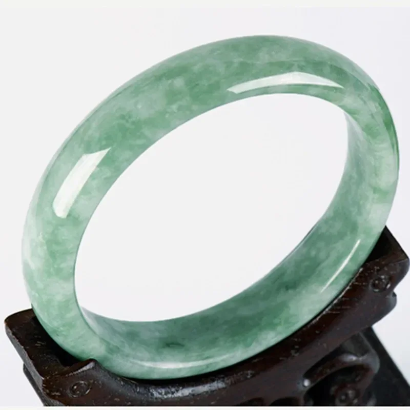2024 Size 54-64mm Light Green Nature Stone Bracelet Natural Carnelian Jewelry Bracelet Jade Bracelet Gifts For Women Best Gifts