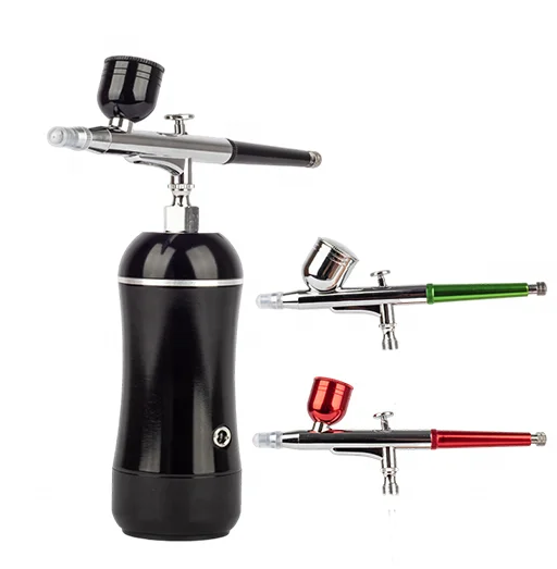 Rechargeable make up airbrush kit With Batteries airbrush makeup air compressor set