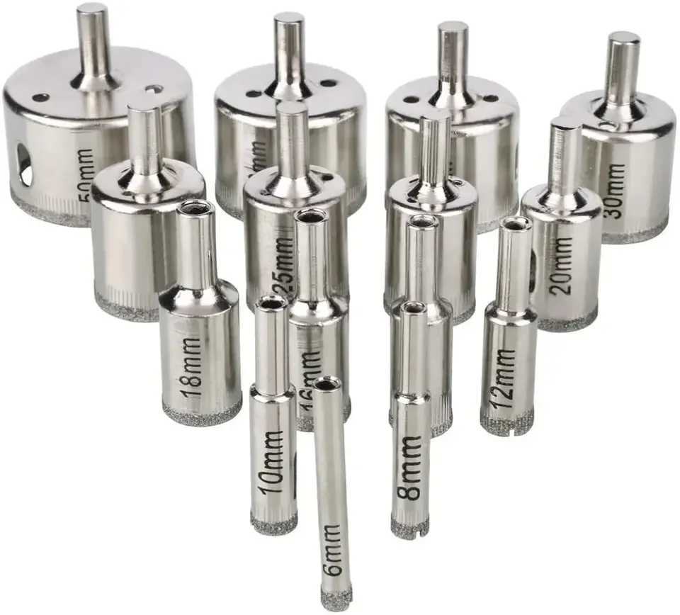 Professional Glass Tools 6-50mm Glass Drilling Bit for Wholesale