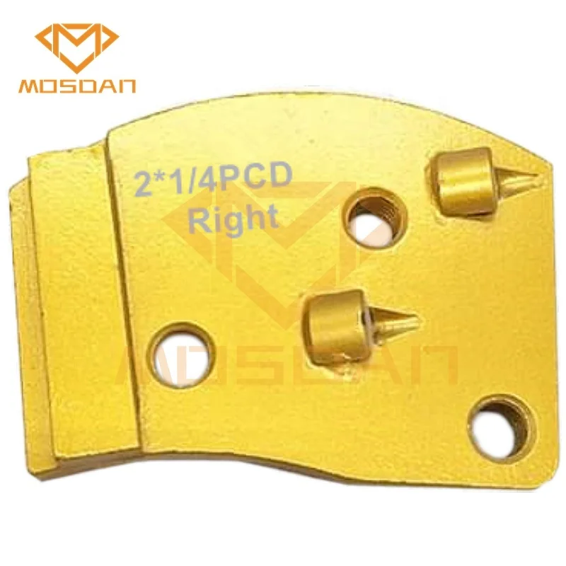 Contec 2x1/4 PCD Wear 1 Bar Diamond Grinding Plate for Epoxy Coatings Removal