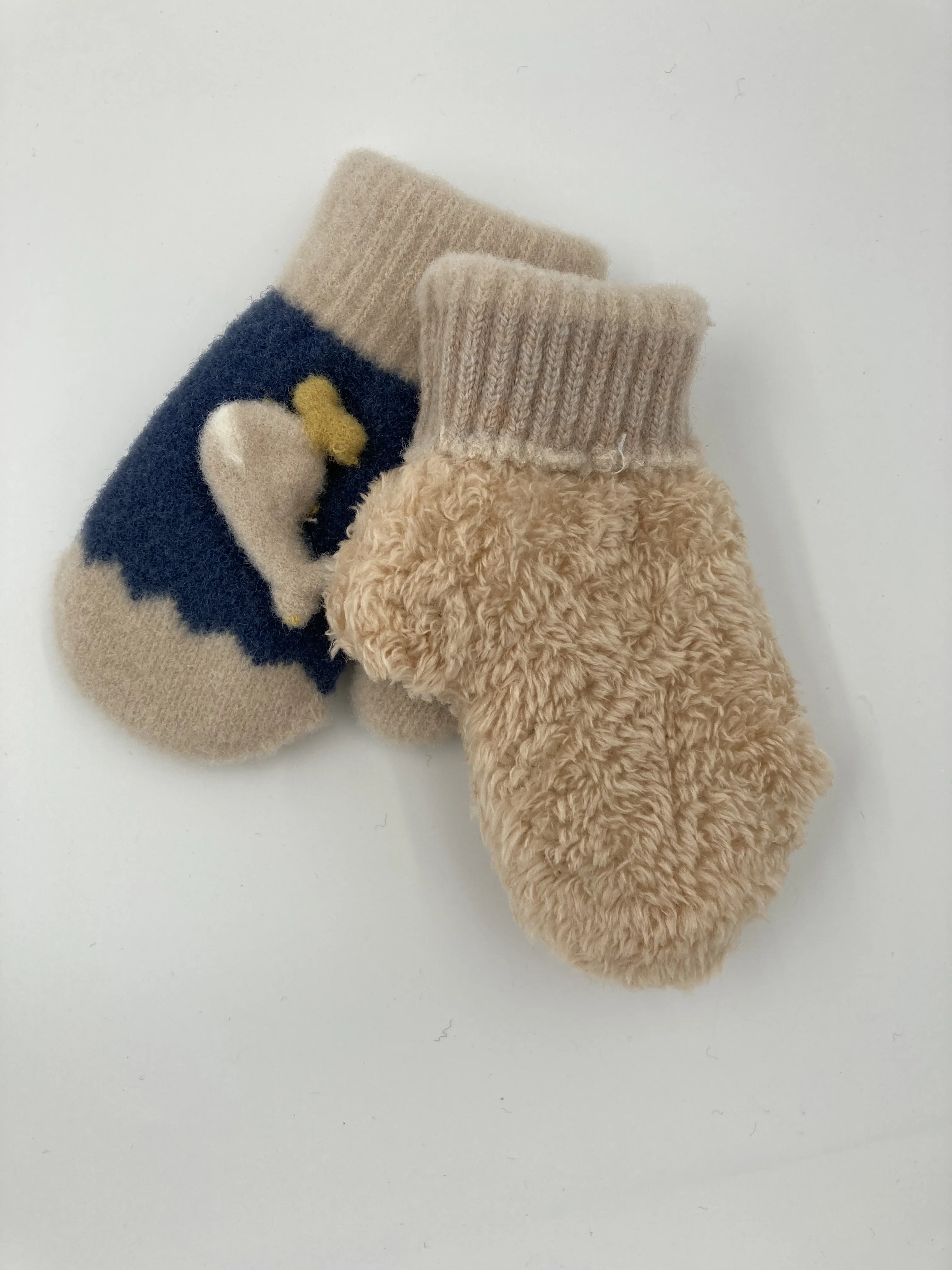 Wholesale Colourful Warm Soft Yarn Knitted  Winter Gloves Kid Mitten