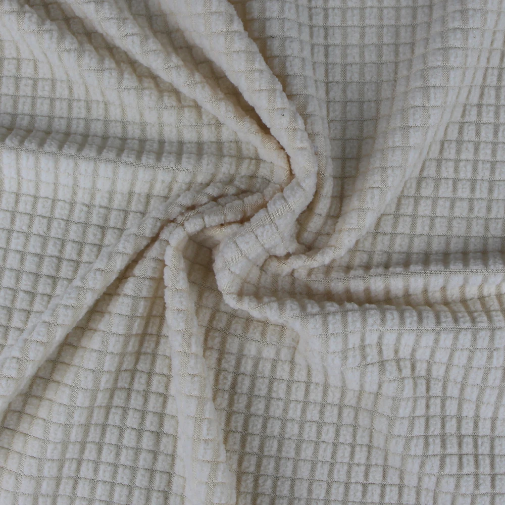 
2021 новый дизайн, 100% поли-флисовая ткань в стиле попкорна для пальто и верхней одежды 