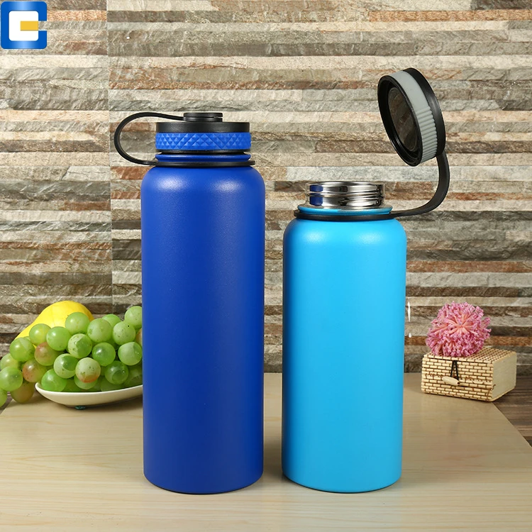 Популярный дизайн большой объем Спорт из нержавеющей стали изолированные бутылки питьевой воды под заказ