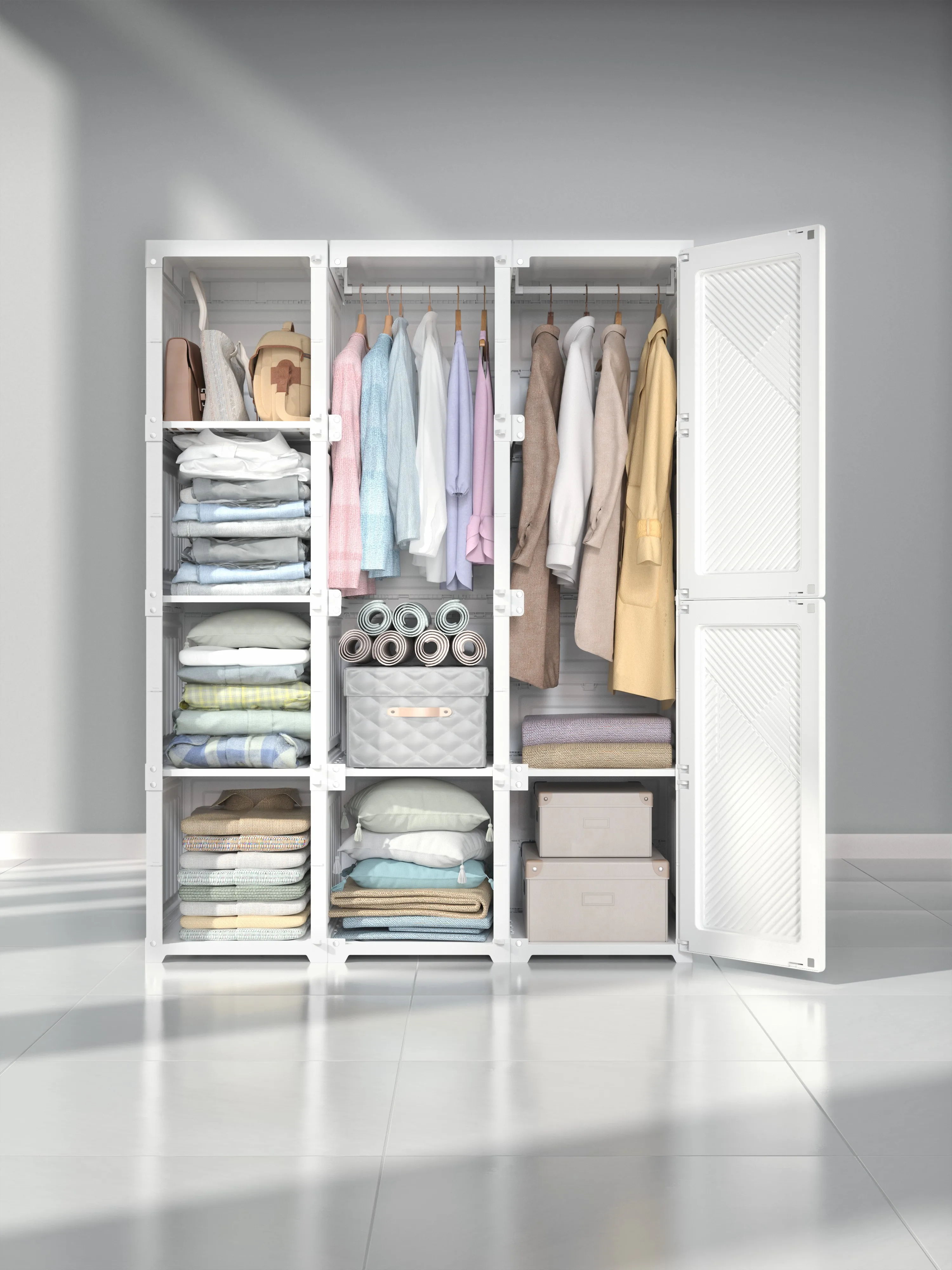 customized logo modern wardrobes room bedroom combination cabinet furniture wardrobe bedroom furniture