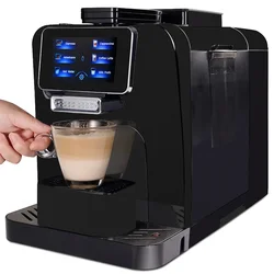 Professional LCD Touch Screen Display Full Automatic Espresso Coffee Maker Machine with Grinder