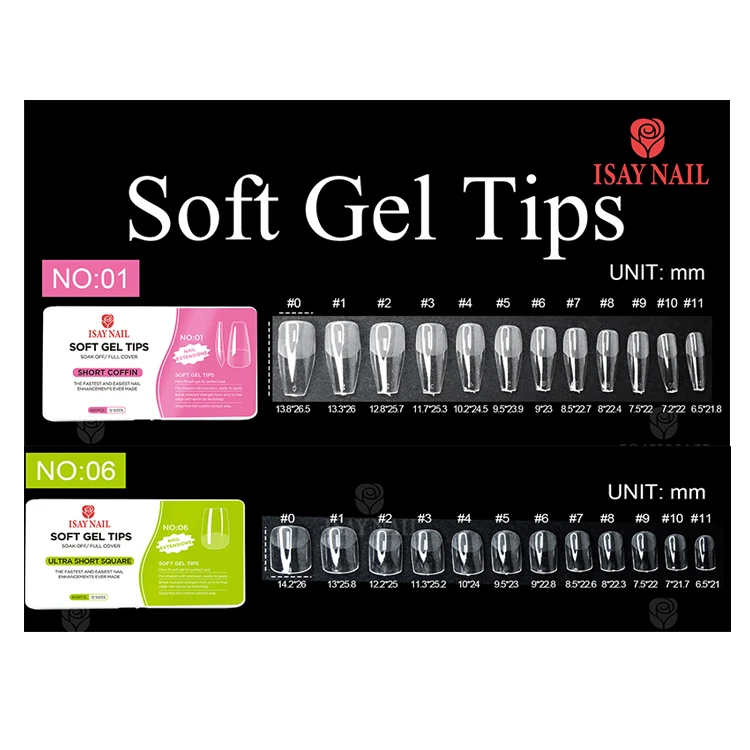 Гель для наращивания ногтей 12 размеров