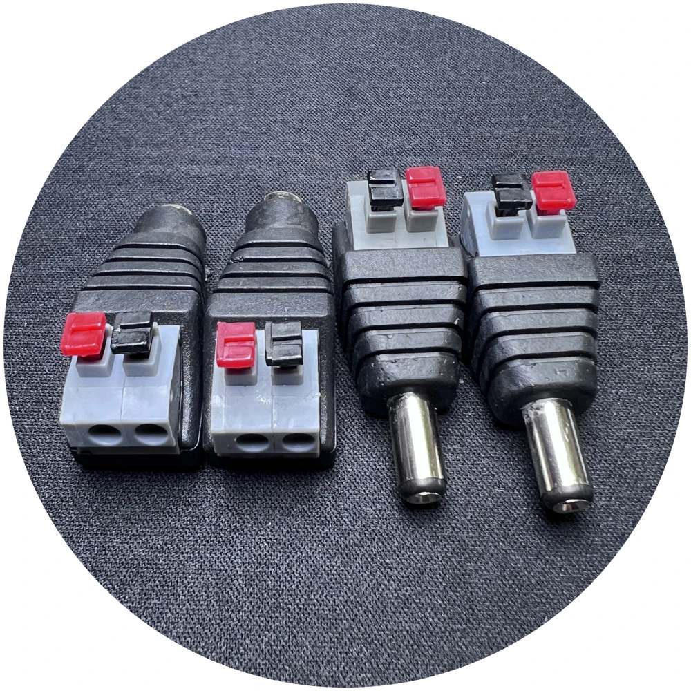 2 штыря для предотвращения падения кнопки постоянного тока источник питания папа и мама DC 5 5*2 1 мм штекер клемма высокая термостойкость