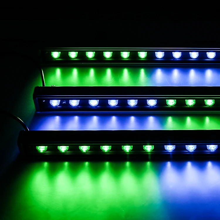 SHIJI Outdoor Facade Lighting LED Bar 3D Tube Light DMX512 RDM LED Uplights IP67 RGBW LED Wall Washer Light
