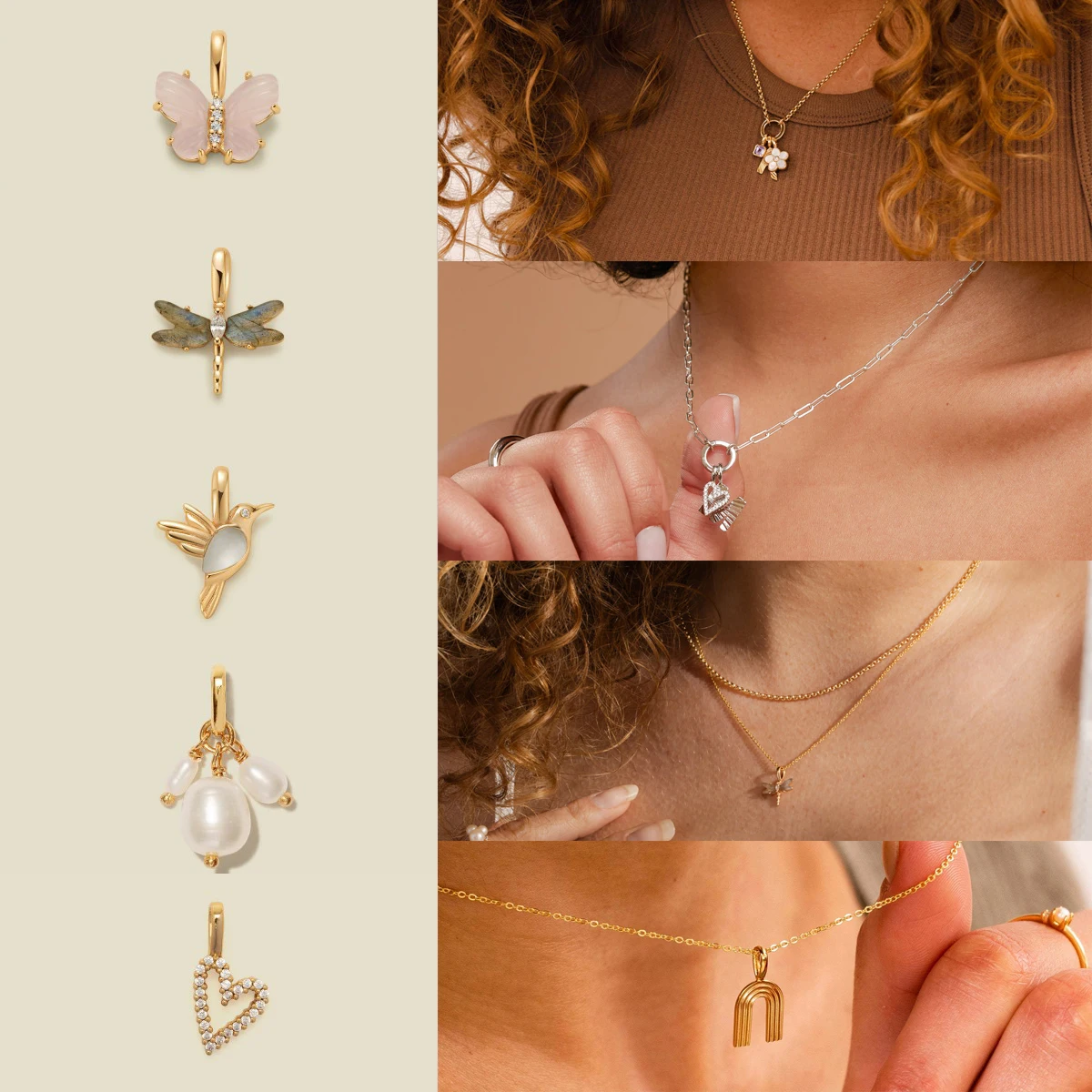 Fine Diy Charms Dragonfly Butterfly Pendant Bracelet Women Boots Cross Pearl Snake Charm Accessories for Jewelry Necklace Making