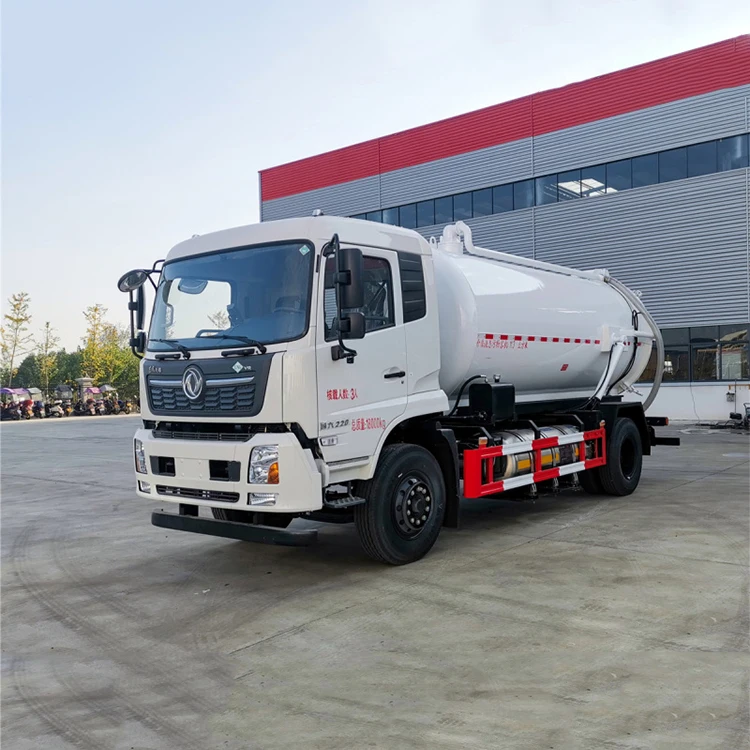 Dongfeng всасывающая канализационная цистерна резервуар для воды 4*2 вакуумная очистка