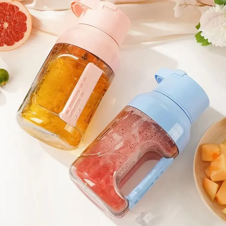 High Speed Electric Juicer Portable Blender Mixer Portable Mini Fresh Juice Mixer Bottle 8 Blades 1500 Ml Smoothie Blender Cup