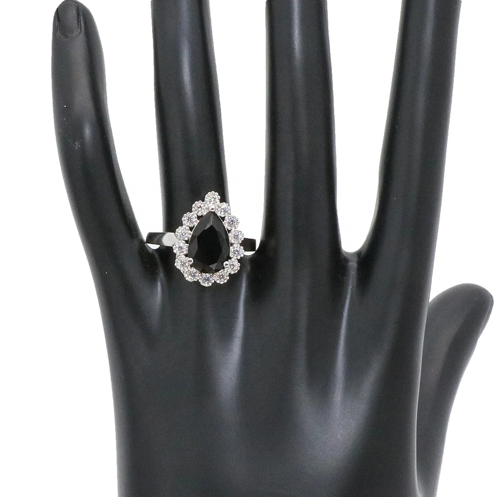 Dubai Bridal Pendant Chain AAA Cubic Zirconia With Black Stone Jewelry Necklace Fashion Wedding Accessories Turkish jewelry set