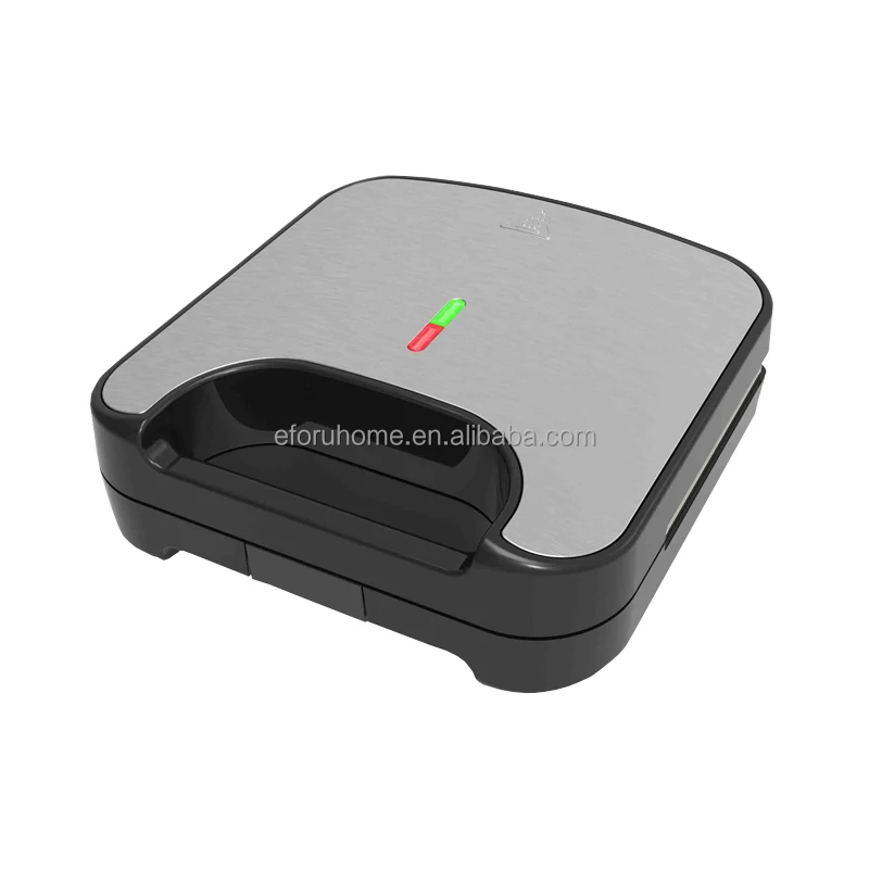 EFORU Large Size Multifunctional Double-side Heating Non-stick Coating Panini Press Waffle Sandwich Maker Machine For Breakfast
