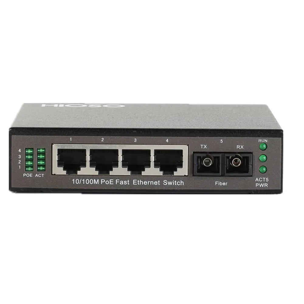 China Factory Wholesale Price DC48V 4 Port unmanaged network switch 120W POE Switch