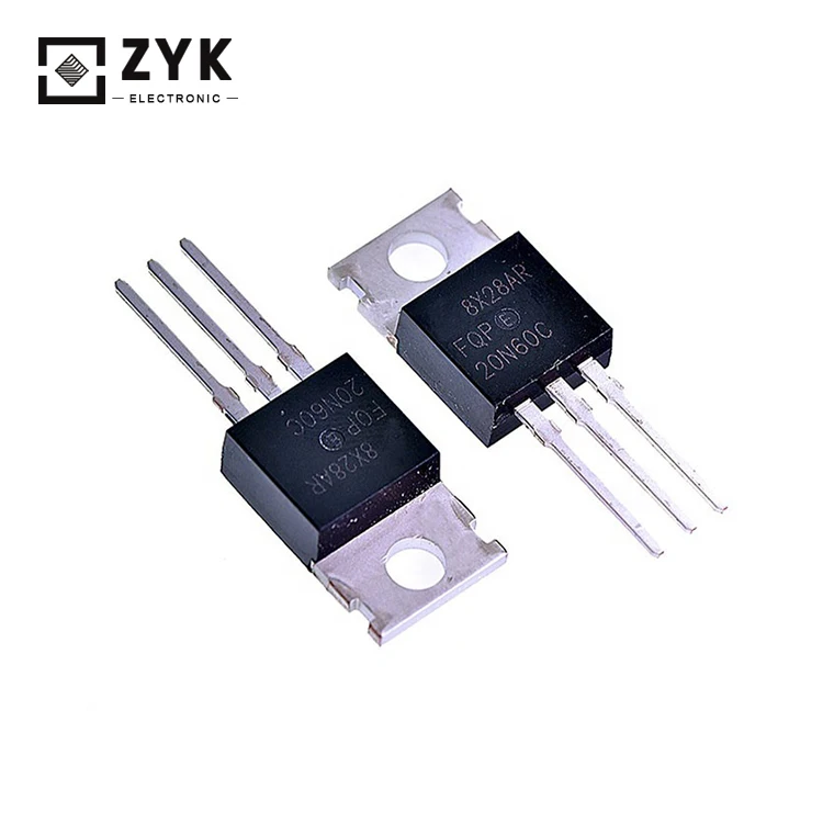 
CHINA Transistor Power IC FQP20N60C 20N60 MOSFET Field Effect Transistor TO-220 650V/20A 208W 